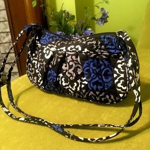 Vera Bradley CANTERBERRY COBALT Small Pleated Bag